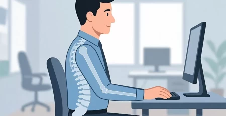 Cómo mantener una buena postura en el trabajo - Discal Centro