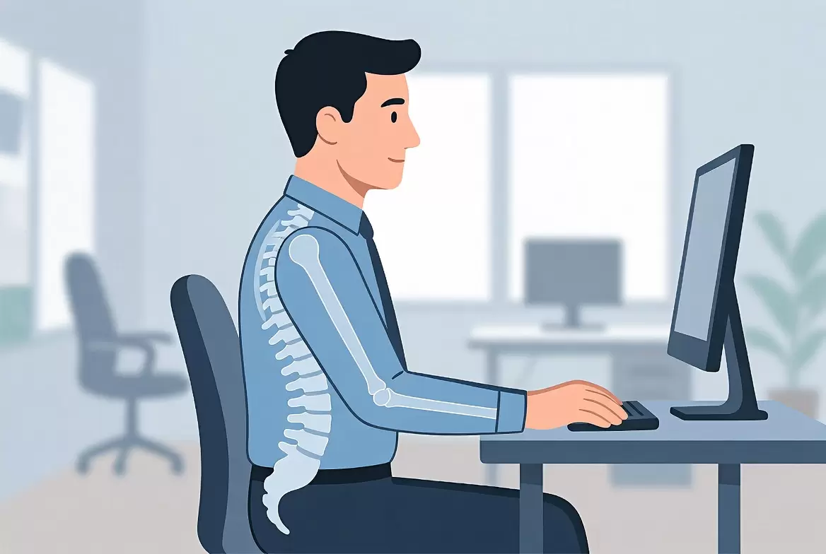 Cómo mantener una buena postura en el trabajo - Discal Centro