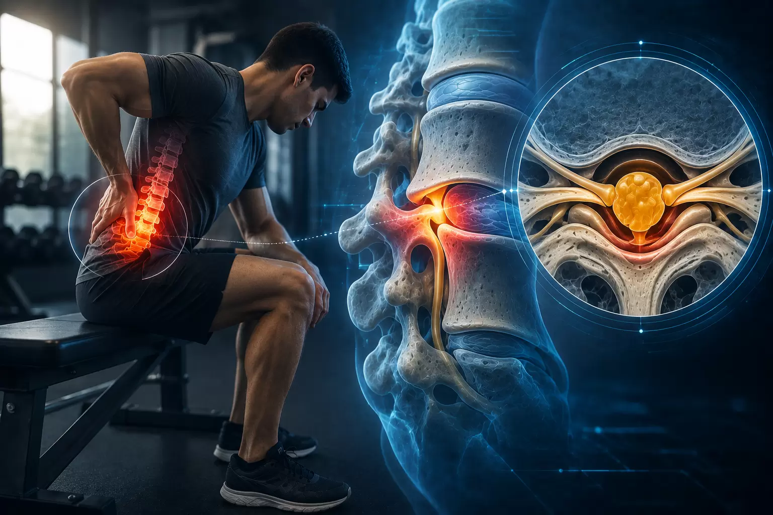hernia discal en personas jóvenes