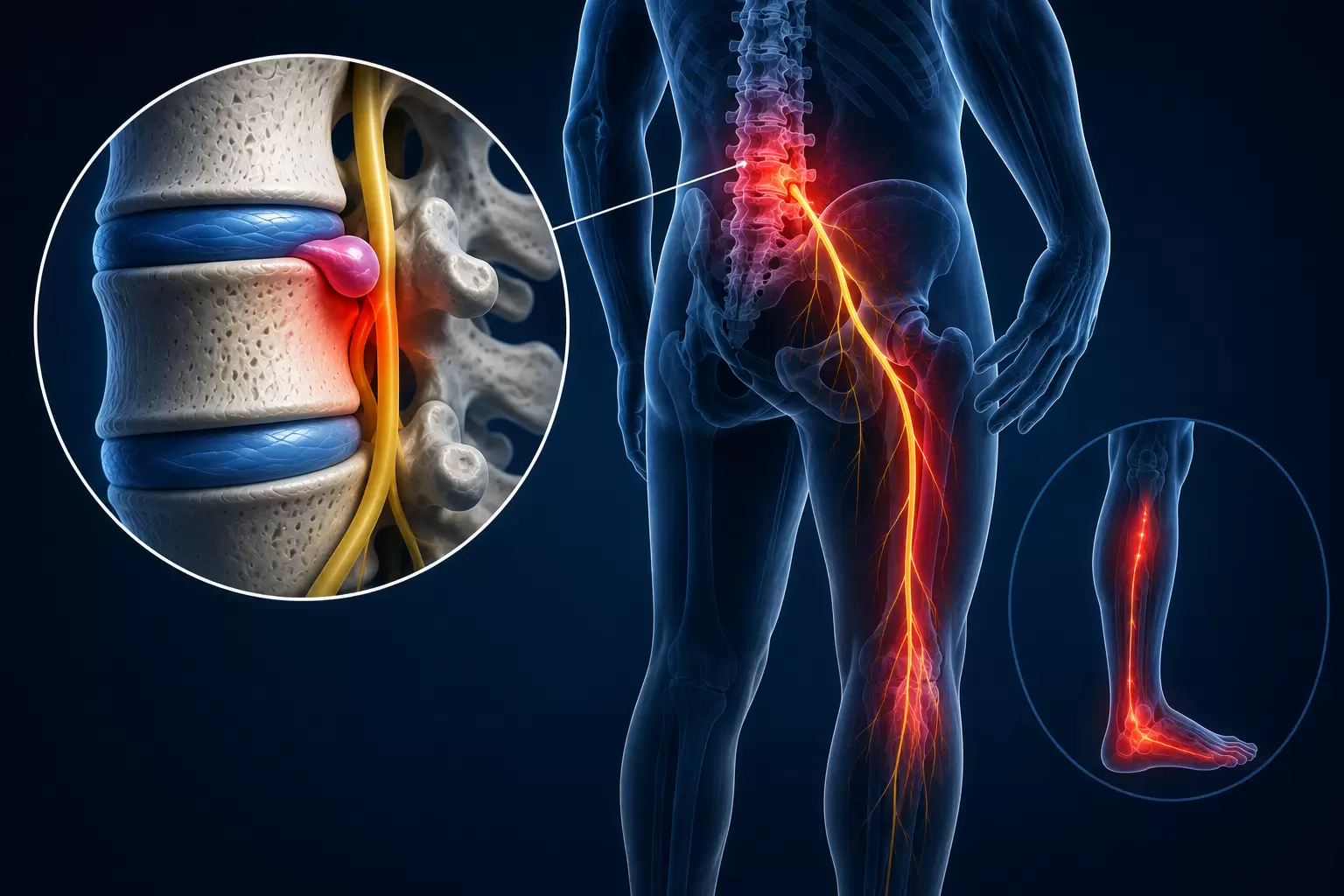 hernia discal sin dolor de espalda